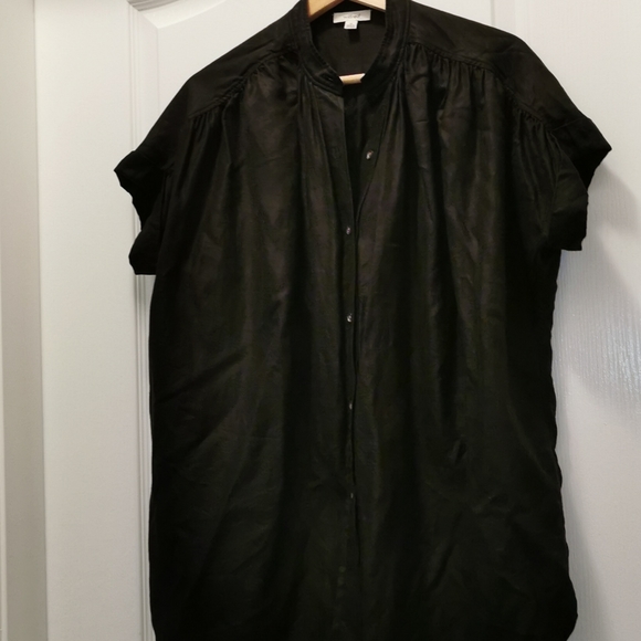 Aritzia Wilfred black Bertillon blouse - Picture 3 of 6